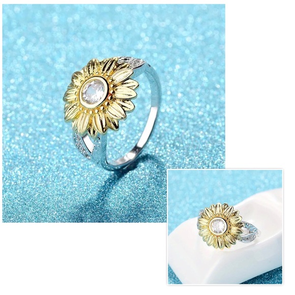 Handmade Jewelry - FAUX DIAMOND PLATINUM RING